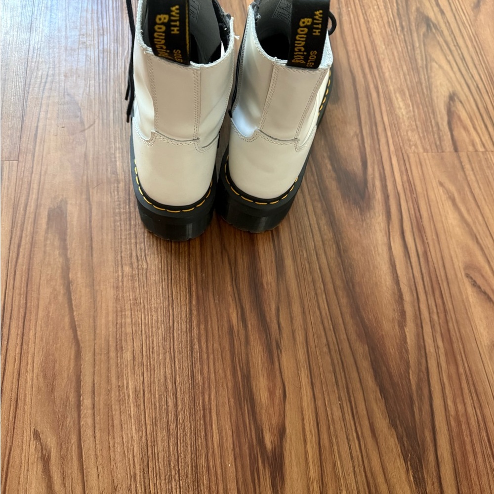 Dr. Martens White Jadon Boots - Picture 3 of 5